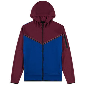 Nueva llegada de calidad Premium 2025 entrenamiento personalizado Jogging cómodo cremallera sudaderas con capucha trajes conjunto de dos piezas chándales para hombres - Product Image 3