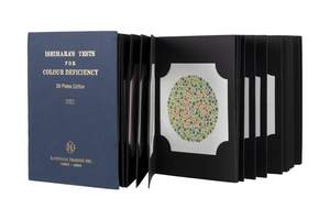 LIVRE DE TEST DE DÉFICIENCE DE COULEUR ISHIHARA AVEC 38 PLAQUES POUR LE DÉPISTAGE DE VISION .... - Product Image 2