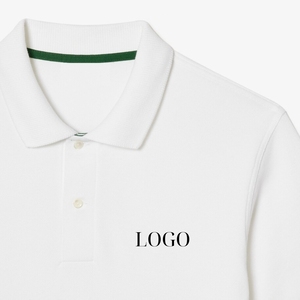 Impresión personalizada logotipo transpirable hombres de gama alta trabajo Polo camisetas poliéster algodón Spandex Golf camisas Polos - Product Image 6