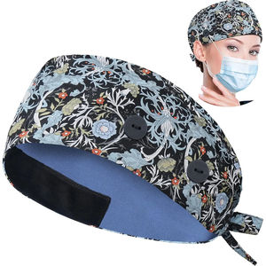 Gorro Quirúrgico para Mujer, Ajustable, Cómodo, Transpirable, Cubre el Cabello, Médico, Logotipo Personalizado, Costuras Duraderas - Product Image 3