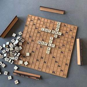 Tablero de Scrabble de Madera a Precio de Fábrica |   Hecho a Mano de Buena Calidad |   Mejor Acabado al por Mayor a Granel - Product Image 1