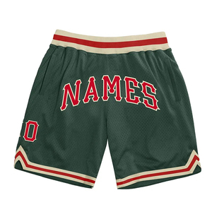 Short streetwear vintage pour homme avec impression personnalisée Retro pour femme Short de basket-ball uni à double maille - Product Image 5