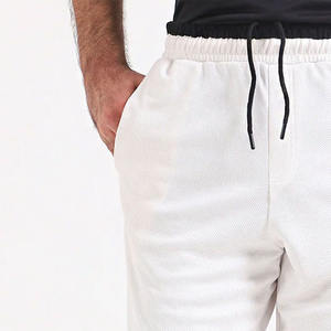 High Quality <b>Men's</b> Mid Waist Casual <b>Sweat</b> <b>Shorts</b> Breathable Solid Color Drawstring Closure Eco-Friendly OEM Service Available - Product Image 4