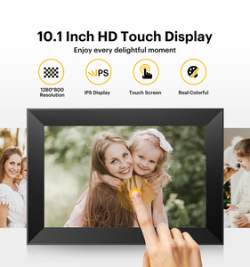 Cadre photo numérique à écran IPS de 10 pouces avec horloge WiFi Projection vidéo et musique Logo personnalisé Format <span class=keywords><strong>DLAN</strong></span> Compatibility-MP4 et MP3 - Product Image 5