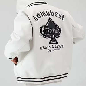 Chaqueta de Cuero Genuino para Hombre, Estilo Urbano, Extrema Durabilidad, Ultra Cálida, Gruesa, Suave, Resistente, con Cuello Alto, Abrigo de Moda - Product Image 5