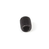 Vis sans tête hexagonale en acier au carbone DIN 913, oxyde noir, à pointe plate