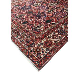 Tapis en laine noué à la main Aalam, motif médaillon rouge-orange, kilim abstrait fait main pour la maison, 9x12 rectangulaire, idéal pour les entrées, couloirs et chambres d'adolescents - Product Image 2