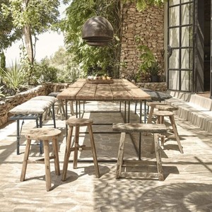 Ensemble de meubles de jardin en gros d'usine Table en bois rectangulaire Table de pique-nique en bois pour l'extérieur - Product Image 6