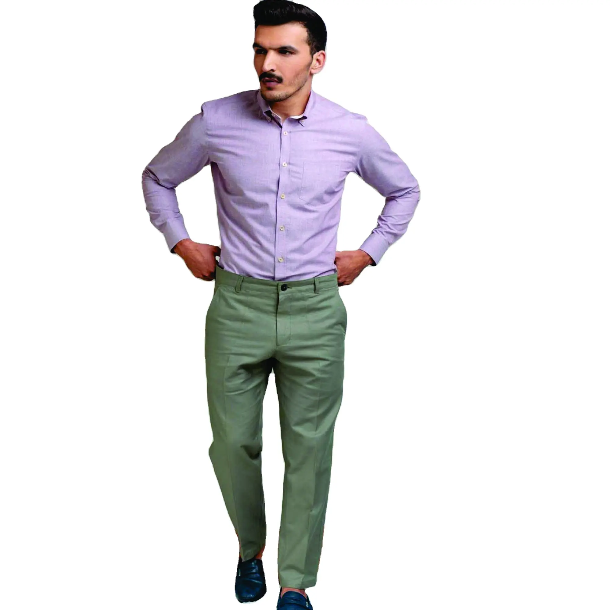 Großhandel Mode Casual Herren Langarm hemden Einzel händler Spezielle Herren bekleidung Classic Print Jugend Slim Shirt