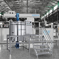 Réservoir de mélange en acier inoxydable de 1000 litres nouvelle condition automatique savon liquide shampooing fabricant clé comprend pompe usine de fabrication