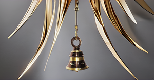 Handcrafted Brass Ghanti Melodica Pooja Bell for Daily Use or Rituals for Home Door Wall <b>Mandir</b> or Temple - Product Image 6