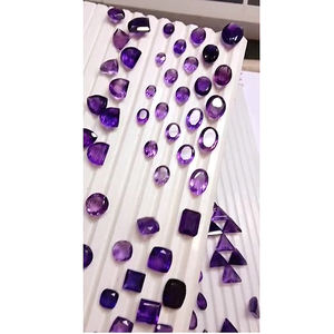 พลอยสีม่วงธรรมชาติขนาด8-13มม. 132ชิ้นลูกแพร์ทรงรีล้านล้านเหลี่ยม440 CTS ล็อตผลิตจากโรงงานอัญมณีตัดคุณภาพสูงเรา $121 - Product Image 4