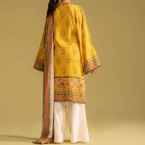 Conjunto de Ropa Tradicional Pakistaní para Mujer 2025, Shalwar Kameez Pakistaní Personalizado, Kurta de Algodón y Pijama - Product Image 2