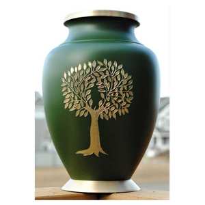 Urne pour animaux de compagnie en métal à forte demande fabriquée en Inde Fabricant de fournitures de crémation funéraire de qualité supérieure - Product Image 6