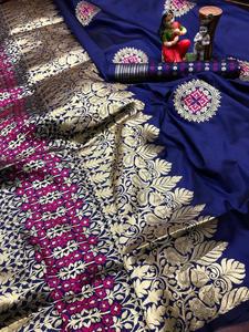 2024 <strong>New</strong> Designer Banarasi <strong>Saree</strong> Beautiful Western Style Special Party Wear Fashionable Silk <strong>Dress</strong> Women's Wedding Long Adults