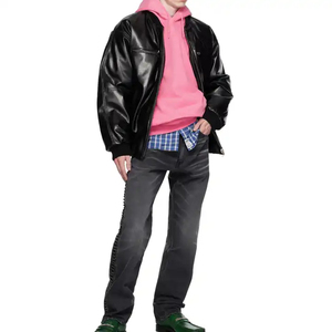 เสื้อฮู้ดดี้ผ้าฟลีซโพลีเอสเตอร์แบบมีฮู้ดสำหรับผู้ชายไซส์ใหญ่พิเศษ ปักโลโก้ตามสั่ง ผลิตภายใต้แบรนด์ของลูกค้า (OEM)  แบบเรียบไม่มีลาย - Product Image 2