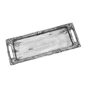 Plateau de service en métal de conception créative plateau de vente en gros fait main de haute qualité plateau de service en métal de finition personnalisé - Product Image 2