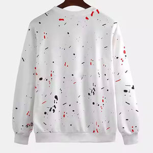 Sweats surdimensionnés à la mode pour hommes pull décontracté à capuche Baggy Streetwear coton col rond en gros - Product Image 5