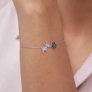 Pulsera de plata fina de anhelo de Navidad - Product Image 4