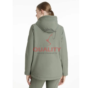 Veste d'équitation professionnelle pour femmes de qualité supérieure, en tissu extensible respirant et imperméable, ergonomique, pour toutes les saisons, vente en gros - Product Image 2