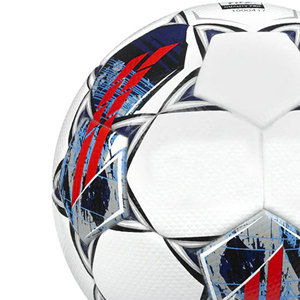 Professional Thermal Bonded Futsal <b>Ball</b> PU Material Textured Surface Indoor Soccer <b>Ball</b> White & Blue Made In Pakistan - Product Image 3