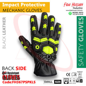 Gants de sécurité mécaniques d'impact de protection des mains pour le travail industriel pour les hommes Gants antichocs de champ pétrolifère résistants aux coupures personnalisés - Product Image 5