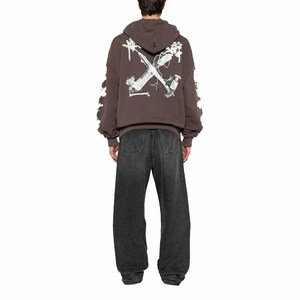 เสื้อมีฮู้ดสำหรับผู้ชายเสื้อสเวตเชิ้ตแบบสั่งทำมีลายพิมพ์อะนิเมะ - Product Image 3