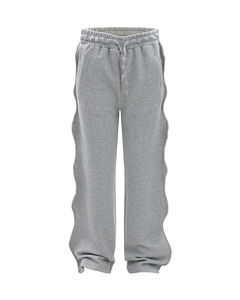 กางเกงวอร์มผู้ชายผ้าฝ้ายผสมฟอกสีแบบวินเทจออกแบบได้ตามต้องการ - Product Image 2