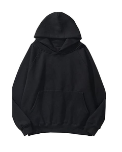 Sudaderas con capucha de gran tamaño para mujeres y hombres Parejas Fleece Basic Solid Sudadera con capucha Pullover Chaquetas - Product Image 1