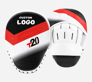 Manoplas de enfoque ganadoras hechas a medida Entrenamiento profesional Almohadillas de enfoque curvas Manoplas de boxeo personalizadas OEM - Product Image 4
