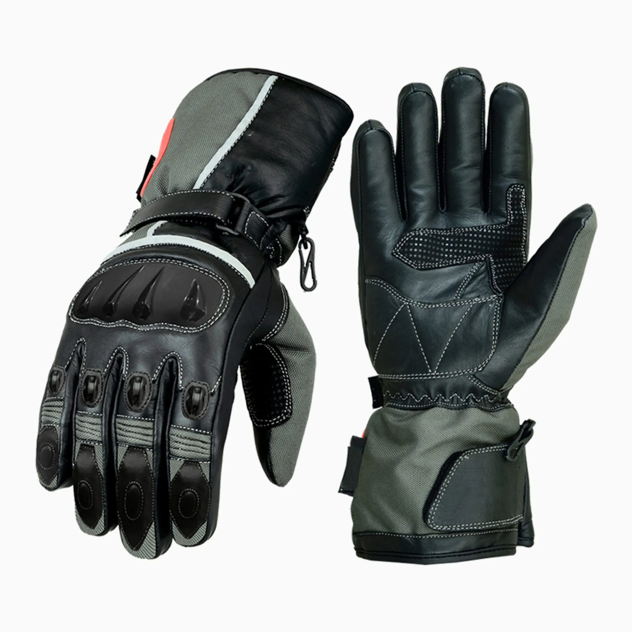 Дизайн на заказ кожаные мотоциклетные теплые перчатки Зимняя езда байкерские мотоциклетные перчатки для защиты рук гоночные перчатки