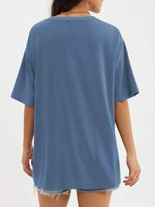 เสื้อยืดสำหรับผู้หญิงเสื้อออกกำลังกายในยิมเสื้อยืดสำหรับผู้หญิงใส่ฤดูร้อน - Product Image 3