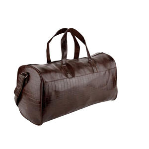 กระเป๋าเดินทางหนังแท้แฮนด์เมดแท้แบบกําหนดเองหรูหรากระเป๋า Duffle วันหยุดสุดสัปดาห์กระเป๋าฝึกออกกําลังกายพร้อมซิปปิดที่ทันสมัย - Product Image 6