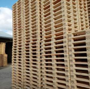 Palettes en bois industrielles EPAL Euro Standard, entrée 4 directions, vente en gros - Product Image 1