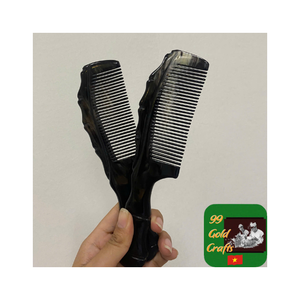 Peine de cuerno de búfalo hecho a mano, acabado pulido, peine de barba duradero, peine de pelo fuerte, Material de cuerno Natural para tiendas minoristas y venta a granel - Product Image 4
