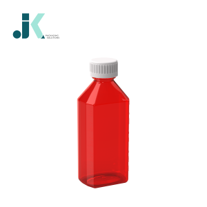 Empaquetado de jarabe ovalado PET DE FÁBRICA DE Vietnam, 160ml con tapa CR, ámbar, buena calidad, servicio OEM ODM, fábrica de Vietnam M0748 - Product Image 1