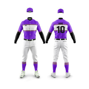 2025 ensemble d'uniformes de baseball de sport sur mesure pour hommes Style Unique vêtements de sport respirants avec grande taille imprimé au Pakistan - Product Image 1