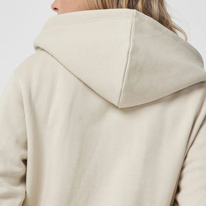 บริการ OEM เสื้อฮู้ดซิปผู้หญิงสำหรับฤดูหนาว โลโก้ด้านหน้า ผ้าฝ้าย 100% ระบายอากาศได้ดี คุณภาพสูง ออกแบบตามสั่ง - Product Image 6