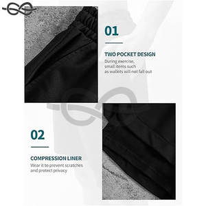 Short pour homme personnalisé avec texte personnalisé Short de survêtement actif 2 en 1 pour courir, plage, confort, fitness et entraînement - Product Image 5