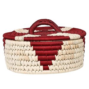 Caja de Roti Tradicional Hecha a Mano con Hojas de Palma, Caja de Chapati/Roti Pakistaní al por Mayor para Servir - Product Image 1