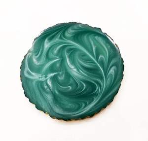 Minimalist High Gloss Resin Coaster Bohemian Style Handmade Eco-Friendly <b>Table</b> <b>Protection</b> High End Quality for Hot Cold Drinks - Product Image 6