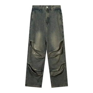 Pantalones Vaqueros de Mezclilla para Hombre, Ajustados, Elásticos, Estilo Urbano, Ligeros, Duraderos, Lavado Azul, Fabricante Mayorista - Product Image 1