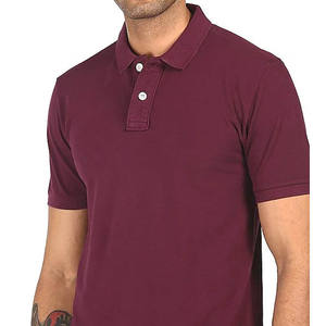 Summer 200Gsm Cotton Men Polo T Shirts 2022 Round Neck Short Sleeve Tee-Shirt - Product Image 5