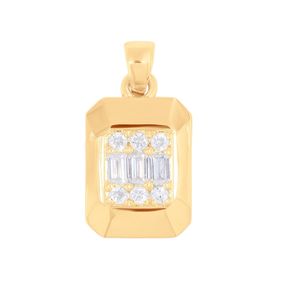 จี้เพชรทรงกลมสุดหรูสำหรับผู้หญิง - Product Image 2