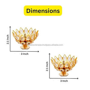 ชุดไดวาลีคริสตัล8ชิ้นสำหรับตกแต่งเทศกาลอีสเตอร์และเทศกาลอีสเตอร์ชุดไดยะ8ชิ้นราคาขายส่งพร้อมขนาด4x4x2นิ้ว - Product Image 2