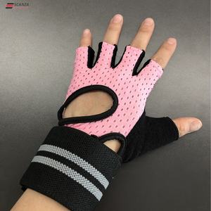 Excellente adhérence gants de gymnastique pour femmes respirant Polyester entraînement anti-dérapant gants d'haltérophilie unisexe entraînement sport - Product Image 4