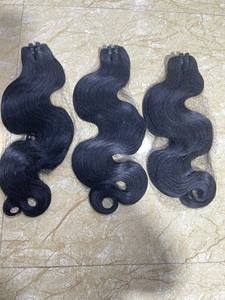 Wholesale Natural <b>Hair</b> Remy Straight Machine Double Weft Bundles Cuticle Vietnamese Virgin Human <b>Hair</b> <b>Extensions</b> Weave for Woman - Product Image 2