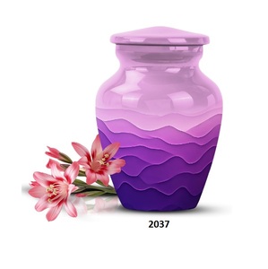 Urne souvenir de tournesol pour cendres-Urnes miniatures-Mini pot-Urne à jeton avec sac en velours - Product Image 4