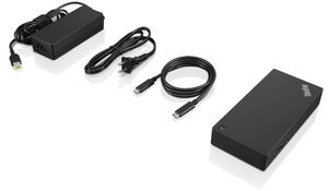 Base de Conexión 40AS0090 para <span class=keywords><strong>Lenovo</strong></span> <span class=keywords><strong>ThinkPad</strong></span> USB-C Dock Gen 2, Base de Conexión para Portátil USB Tipo-C con Adaptador USB Tipo-A - Product Image 3