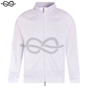 Sudadera de punto Polo de rugby de manga larga Sunseeker Stripe con cremallera Sudadera de algodón de punto de peso pesado - Product Image 1